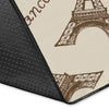 Eiffel Tower Pattern Print Floor Mat-grizzshop