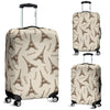 Eiffel Tower Pattern Print Luggage Cover Protector-grizzshop