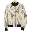 Eiffel Tower Pattern Print Men's Bomber Jacket-grizzshop