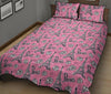 Eiffel Tower Print Pattern Bed Set Quilt-grizzshop