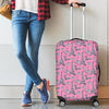 Eiffel Tower Print Pattern Luggage Cover Protector-grizzshop