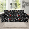 Electric Guitar Pattern Print Sofa Covers-grizzshop