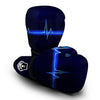 Electrocardiogram Heartbeat Print Boxing Gloves-grizzshop