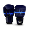 Electrocardiogram Heartbeat Print Boxing Gloves-grizzshop