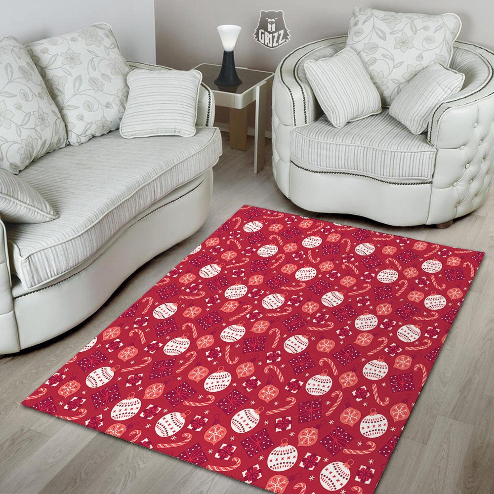 Elements Merry Christmas Print Pattern Floor Mat-grizzshop