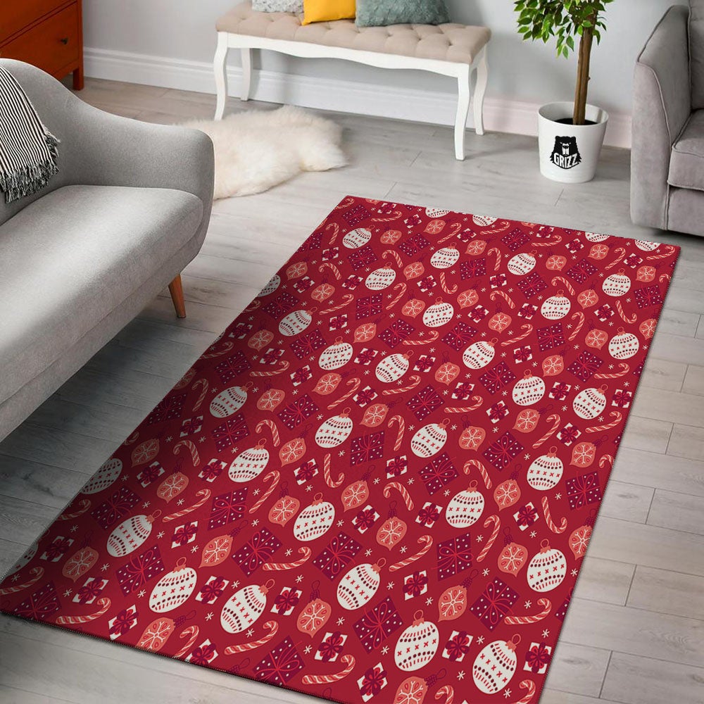 Elements Merry Christmas Print Pattern Floor Mat-grizzshop