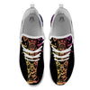 Elephant Black Rainbow Indian Print White Athletic Shoes-grizzshop