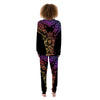 Elephant Black Rainbow Indian Print Women's Pajamas-grizzshop