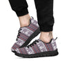 Elephant Indian Bohemian Print Pattern Black Sneaker-grizzshop