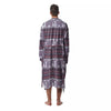 Elephant Indian Bohemian Print Pattern Men's Robe-grizzshop