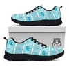 Elephant Indian Floral Print Pattern Black Sneaker-grizzshop