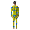 Elephant Mandala Blue Print Pattern Men's Pajamas-grizzshop