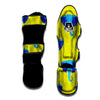 Elephant Mandala Blue Print Pattern Muay Thai Shin Guards-grizzshop