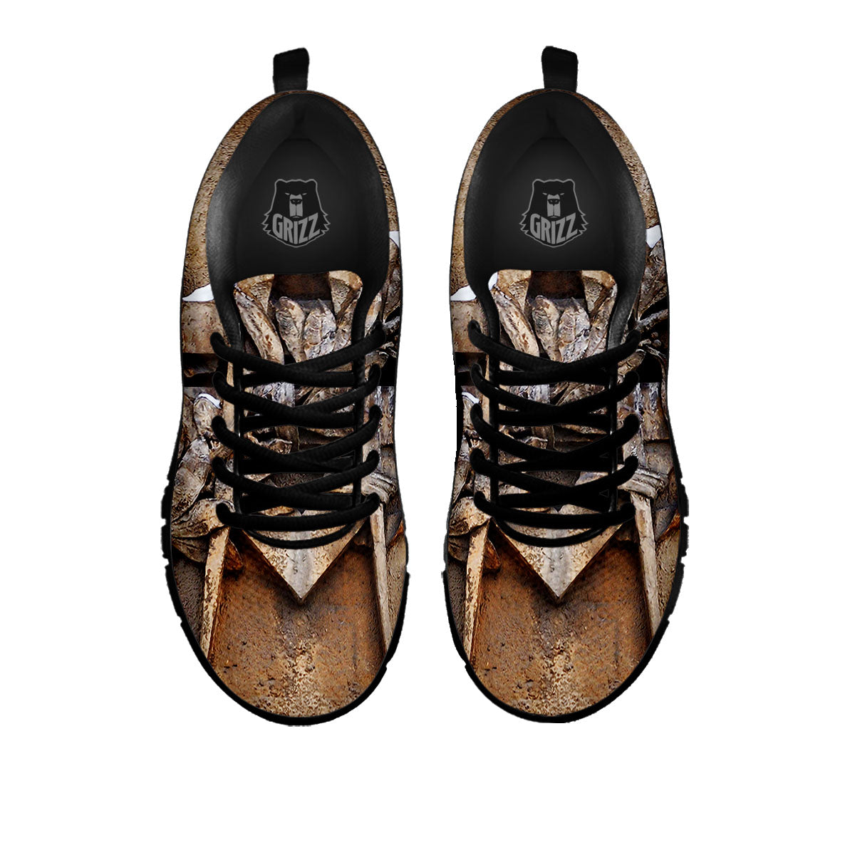 Emblem Freemasonry Print Black Sneaker-grizzshop