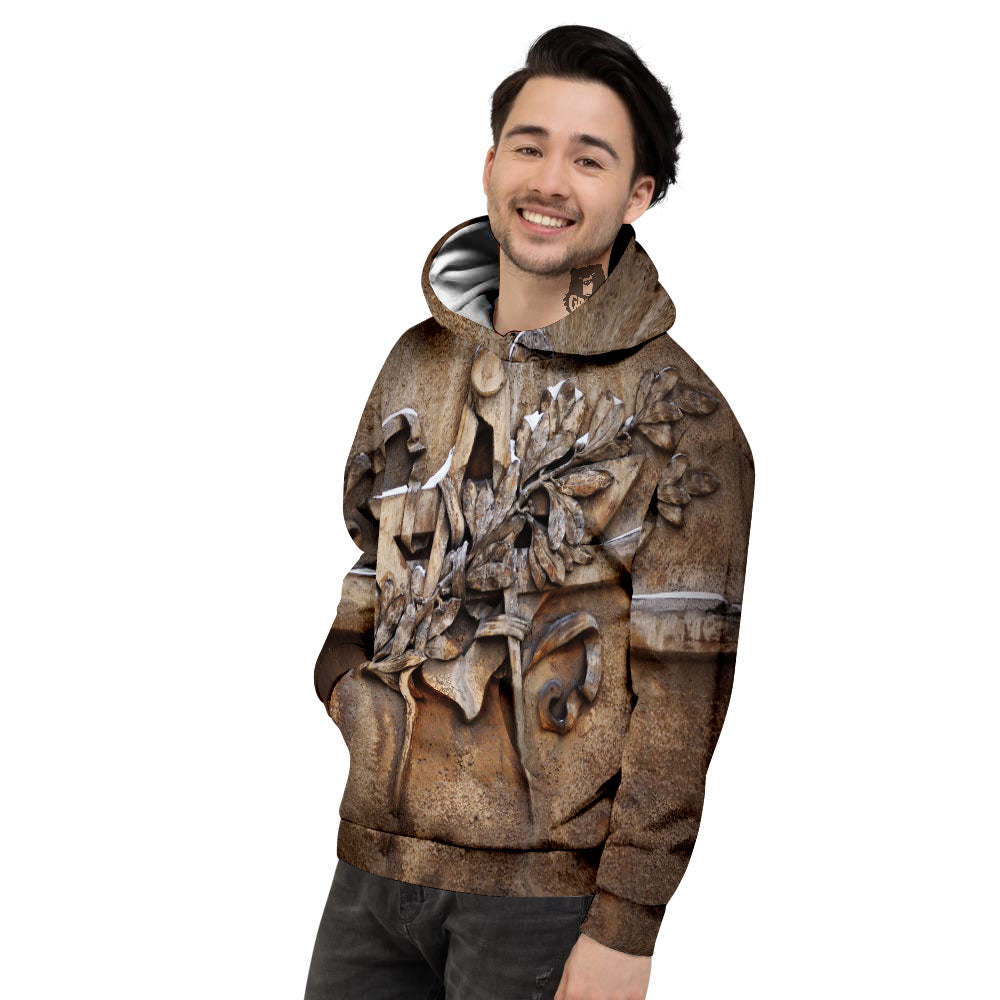 Emblem Freemasonry Print Men's Hoodie-grizzshop