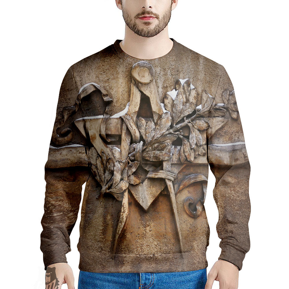 Emblem Freemasonry Print Men's Sweatshirt-grizzshop