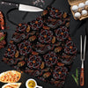 Embroidery Japanese Dragon Print Men's Apron-grizzshop