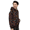 Embroidery Japanese Dragon Print Men's Hoodie-grizzshop