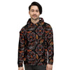 Embroidery Japanese Dragon Print Men's Hoodie-grizzshop