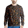 Embroidery Japanese Dragon Print Men's Sweatshirt-grizzshop