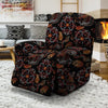 Embroidery Japanese Dragon Print Recliner Cover-grizzshop