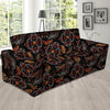 Embroidery Japanese Dragon Print Sofa Cover-grizzshop