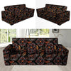 Embroidery Japanese Dragon Print Sofa Cover-grizzshop