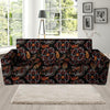 Embroidery Japanese Dragon Print Sofa Cover-grizzshop