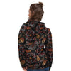 Embroidery Japanese Dragon Print Women's Hoodie-grizzshop