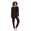 Embroidery Japanese Dragon Print Women's Pajamas-grizzshop