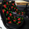 Embroidery Red Rose Floral Print Car Seat Covers-grizzshop