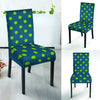 Emerald Green Polka Dot Chair Cover-grizzshop