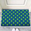 Emerald Green Polka Dot Door Mat-grizzshop