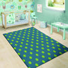 Emerald Green Polka Dot Floor Mat-grizzshop