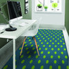 Emerald Green Polka Dot Floor Mat-grizzshop