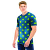 Emerald Green Polka Dot Men T Shirt-grizzshop