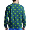 Emerald Green Polka Dot Men's Sweatshirt-grizzshop