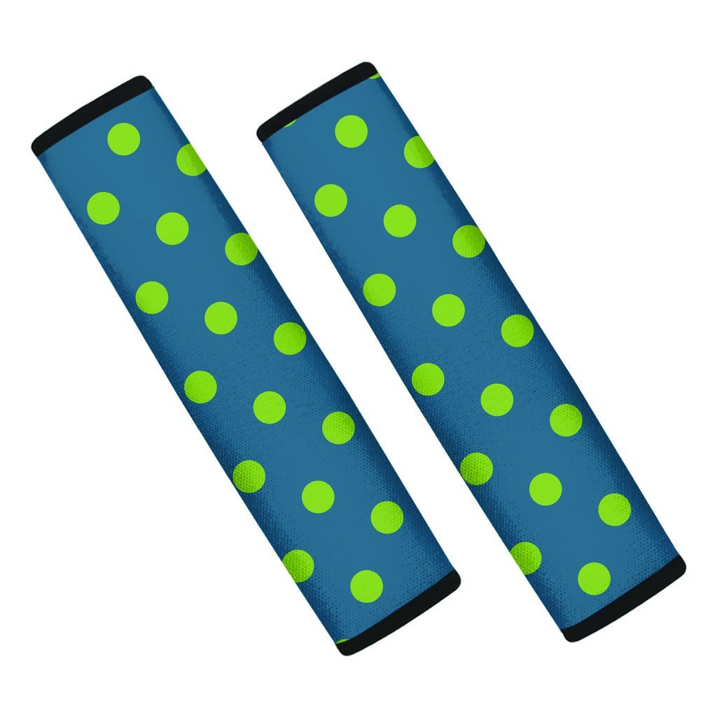 Emerald Green Polka Dot Seat Belt Cover-grizzshop