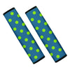 Emerald Green Polka Dot Seat Belt Cover-grizzshop