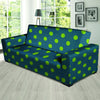 Emerald Green Polka Dot Sofa Cover-grizzshop