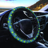 Emerald Green Polka Dot Steering Wheel Cover-grizzshop