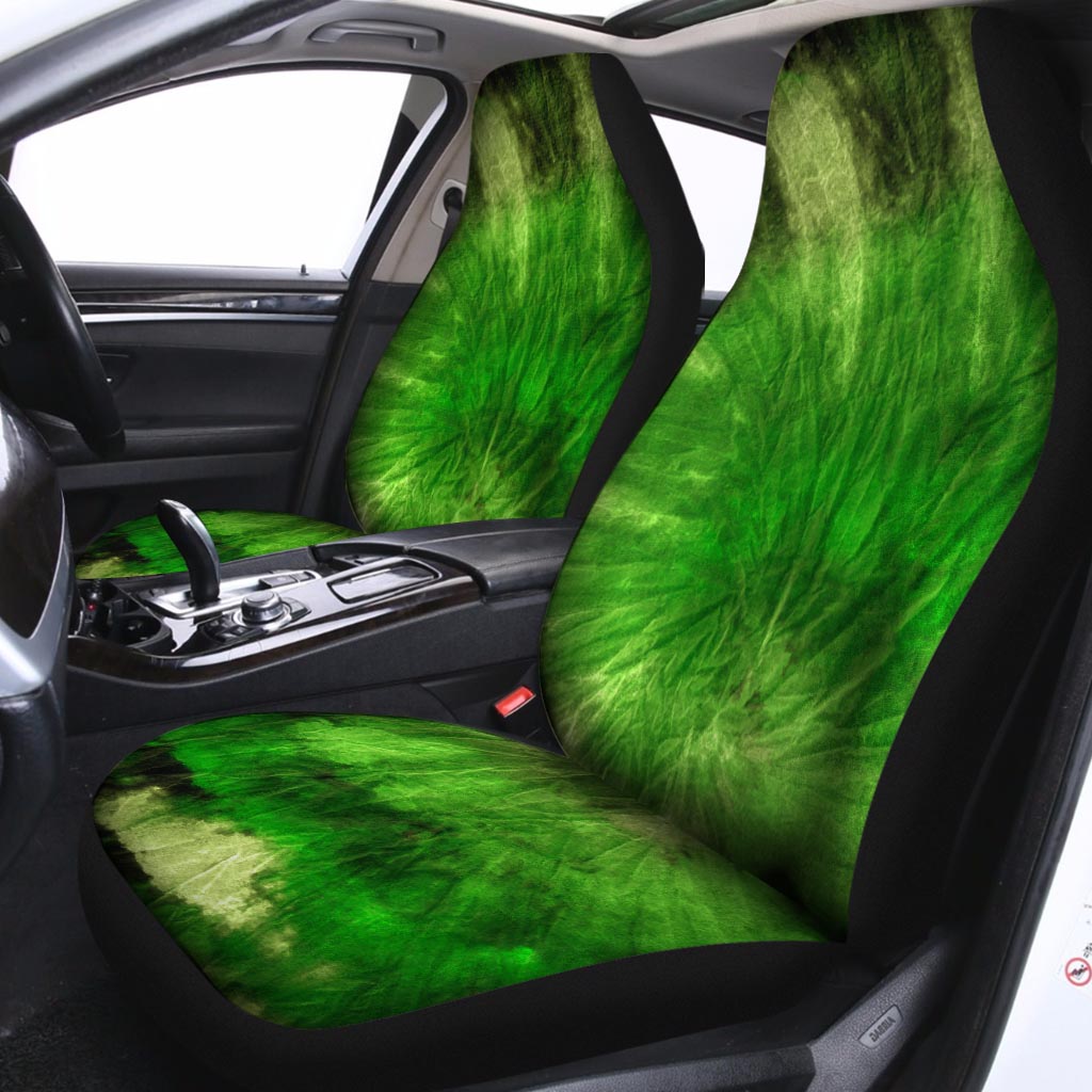 Emerald Green Tie Dye Car Seat Covers-grizzshop