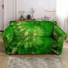 Emerald Green Tie Dye Loveseat Cover-grizzshop