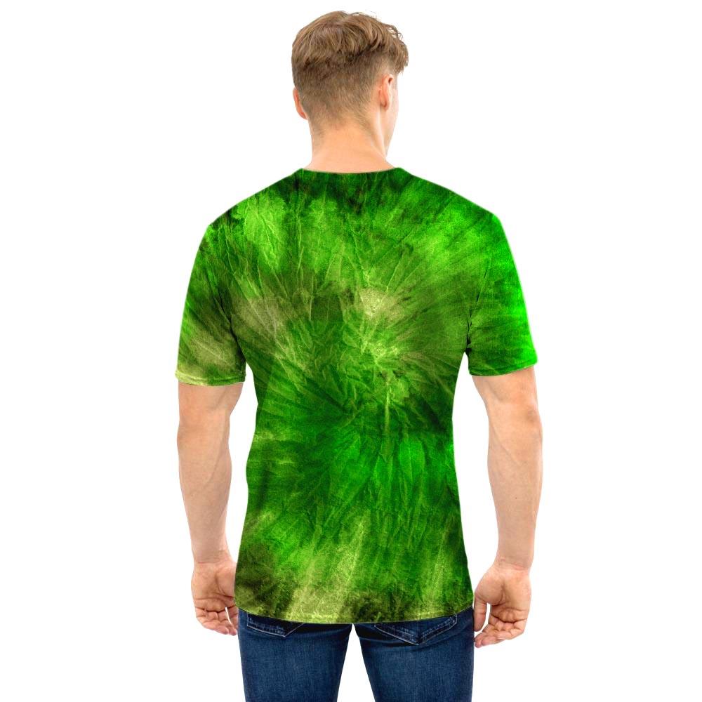 Emerald Green Tie Dye Men T Shirt-grizzshop