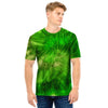 Emerald Green Tie Dye Men T Shirt-grizzshop