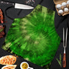 Emerald Green Tie Dye Men's Apron-grizzshop