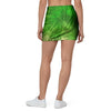 Emerald Green Tie Dye Mini Skirt-grizzshop