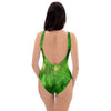 Emerald Green Tie Dye One Piece Swimsuite-grizzshop