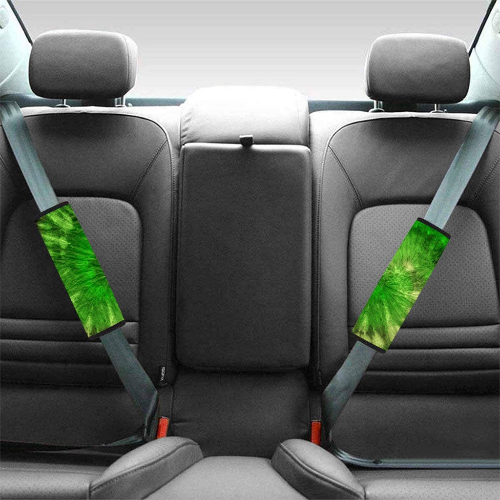 Emerald Green Tie Dye Seat Belt Cover-grizzshop