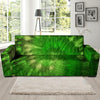 Emerald Green Tie Dye Sofa Cover-grizzshop